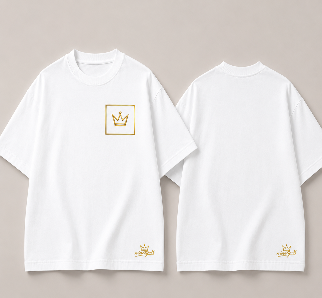 Tee-shirt Couronne Minimal