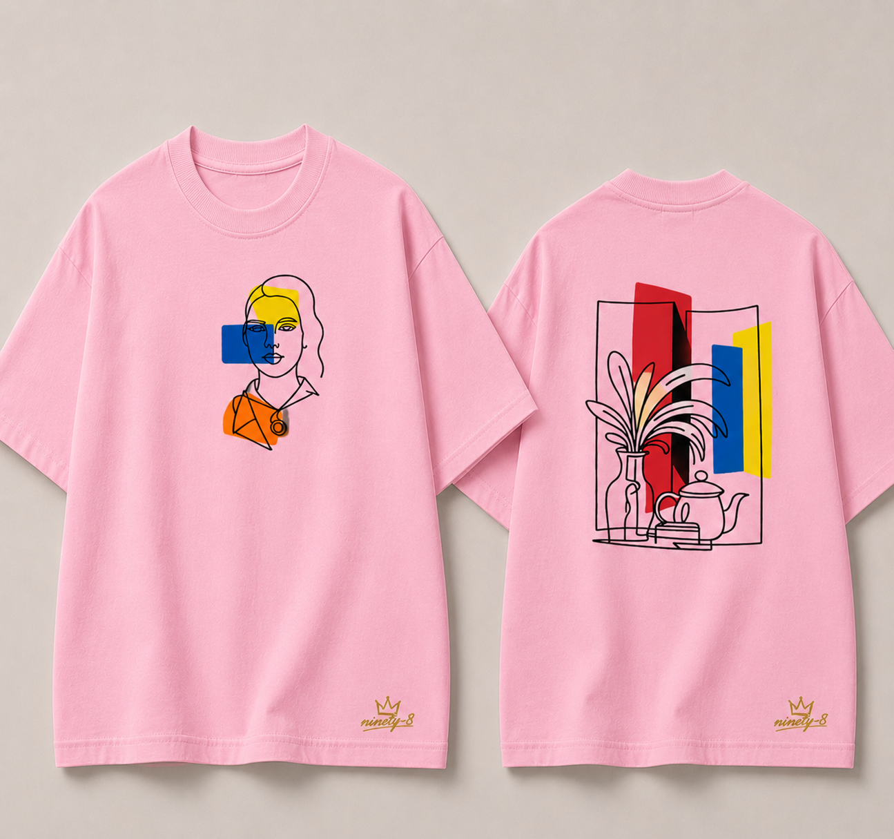Tee-shirt Portrait Ligne