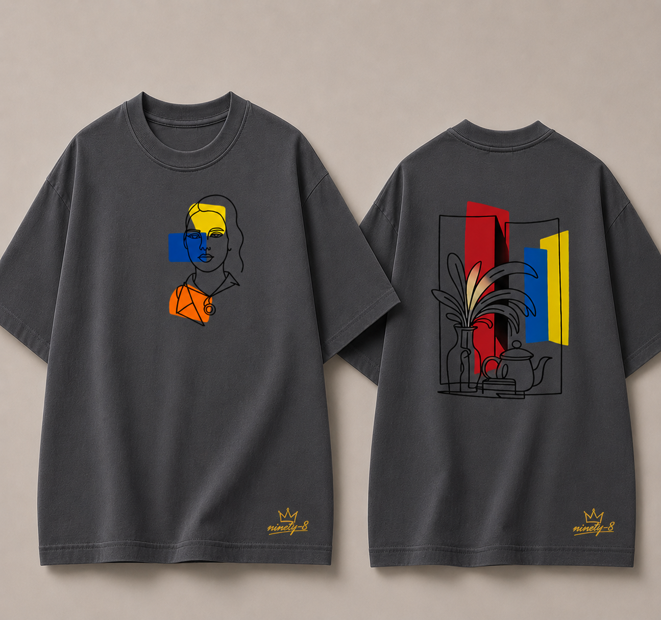 Tee-shirt Portrait Ligne